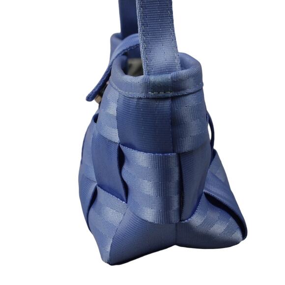 HARVEY'S Seatbelt Bag Blue Small Tote Purse Single Strap Built in the US - Picture 7 of 15